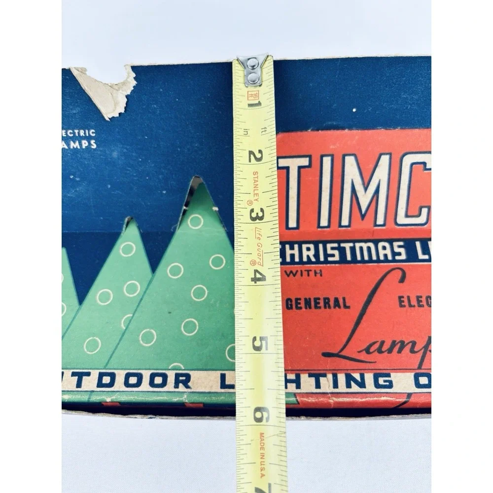 1930's Antique CHRISTMAS TREE Electric Lighting Outfit BOX‎ ONLY, Holiday